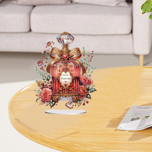 Load image into Gallery viewer, Flower Perfume Special Shaped Diamond Painting Desktop Ornaments Kit Table Decor