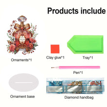 Load image into Gallery viewer, Flower Perfume Special Shaped Diamond Painting Desktop Ornaments Kit Table Decor