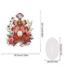 Load image into Gallery viewer, Flower Perfume Special Shaped Diamond Painting Desktop Ornaments Kit Table Decor