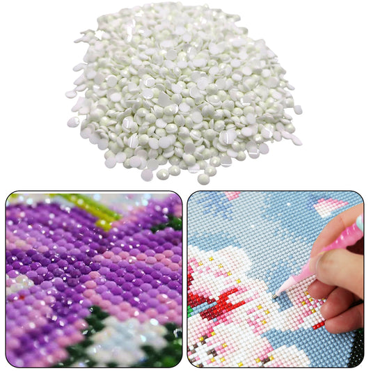 Glow in The Dark Resin Round Diamond Painting Beads DIY Art Crafts Accessories