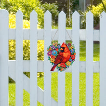 Load image into Gallery viewer, Acrylic Diamond Art Hanging Pendant Bird Diamond Painting Home Decor (Cardinal)