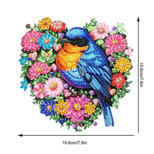 Load image into Gallery viewer, Acrylic Diamond Art Hanging Pendant Bird Diamond Painting Home Decor (Bluebird)
