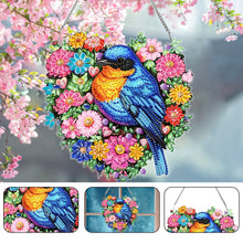 Load image into Gallery viewer, Acrylic Diamond Art Hanging Pendant Bird Diamond Painting Home Decor (Bluebird)