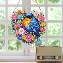Load image into Gallery viewer, Acrylic Diamond Art Hanging Pendant Bird Diamond Painting Home Decor (Bluebird)