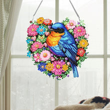 Load image into Gallery viewer, Acrylic Diamond Art Hanging Pendant Bird Diamond Painting Home Decor (Bluebird)