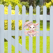 Load image into Gallery viewer, Acrylic Rabbit Diamond Art Hanging Pendant Cute Home Decor (Umbrella Rabbit)