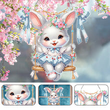 Load image into Gallery viewer, Acrylic Rabbit Diamond Art Hanging Pendant Cute Home Decor (Swing Rabbit)