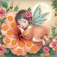 Load image into Gallery viewer, Diamond Painting - Partial Special Shaped - Flower Fairy (30*30CM)