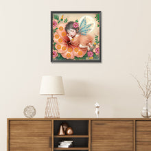 Load image into Gallery viewer, Diamond Painting - Partial Special Shaped - Flower Fairy (30*30CM)