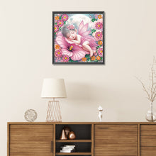 Load image into Gallery viewer, Diamond Painting - Partial Special Shaped - Flower Fairy (30*30CM)