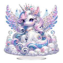 Load image into Gallery viewer, Unicorn Diamond Painting Tabletop Ornaments Kit Cute Bedroom Table Decor