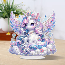Load image into Gallery viewer, Unicorn Diamond Painting Tabletop Ornaments Kit Cute Bedroom Table Decor