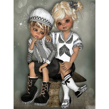 Load image into Gallery viewer, Diamond Painting - Full Round - girl (30*40CM)