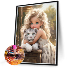Load image into Gallery viewer, Diamond Painting - Full Round - girl (30*40CM)