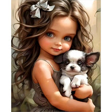 Load image into Gallery viewer, Diamond Painting - Full Round - girl (40*55CM)