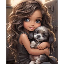Load image into Gallery viewer, Diamond Painting - Full Round - girl (40*55CM)
