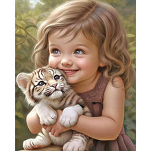 Load image into Gallery viewer, Diamond Painting - Full Round - girl (40*55CM)