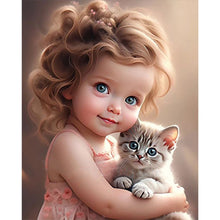 Load image into Gallery viewer, Diamond Painting - Full Round - girl (30*40CM)