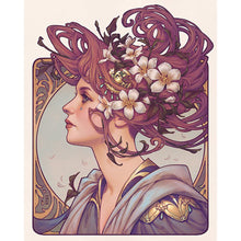 Load image into Gallery viewer, Diamond Painting - Full Round - girl (40*50CM)