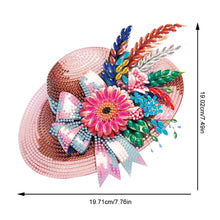 Load image into Gallery viewer, Acrylic Flower Diamond Art Hanging Pendant Colorful Home Decor (Flower Hat)