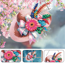 Load image into Gallery viewer, Acrylic Flower Diamond Art Hanging Pendant Colorful Home Decor (Flower Hat)