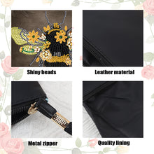 Load image into Gallery viewer, PU Partial Special Shaped Bee 5D DIY Diamond Painting Wallet Gifts for Women