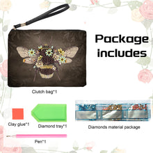 Load image into Gallery viewer, PU Partial Special Shaped Bee 5D DIY Diamond Painting Wallet Gifts for Women