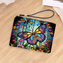Load image into Gallery viewer, PU Partial Special Shaped Butterfly 5D DIY Diamond Painting Wallet Daily Purse