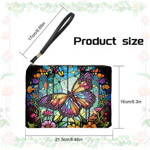 Load image into Gallery viewer, PU Partial Special Shaped Butterfly 5D DIY Diamond Painting Wallet Daily Purse