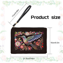 Load image into Gallery viewer, PU Partial Special Shaped Hummingbird 5D DIY Diamond Painting Wallet Daily Purse