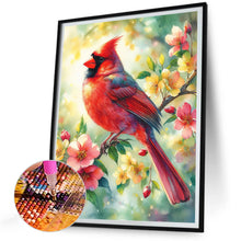 Load image into Gallery viewer, Diamond Painting - Full Round - forest cardinal at sunset (30*40CM)