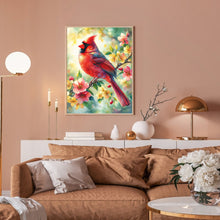 Load image into Gallery viewer, Diamond Painting - Full Round - forest cardinal at sunset (30*40CM)