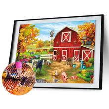 Load image into Gallery viewer, Diamond Painting - Full Round - Landscape Series Farm Animals (40*30CM)