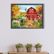 Load image into Gallery viewer, Diamond Painting - Full Round - Landscape Series Farm Animals (40*30CM)