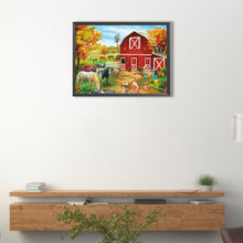 Load image into Gallery viewer, Diamond Painting - Full Round - Landscape Series Farm Animals (40*30CM)