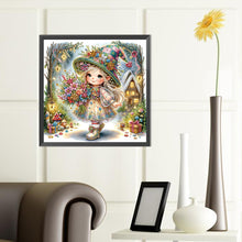 Load image into Gallery viewer, Diamond Painting - Partial Special Shaped - Forest Bouquet Girl (40*40CM)