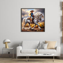 Load image into Gallery viewer, Diamond Painting - Full Round - cowgirl (40*40CM)