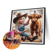 Load image into Gallery viewer, Diamond Painting - Full Round - cowgirl (40*40CM)