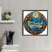 Load image into Gallery viewer, AB Diamond Painting - Full Round - Snow town glass art (40*40CM)