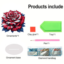 Load image into Gallery viewer, Flower Special Shaped Diamond Painting Tabletop Ornaments Kit Home Table Decor