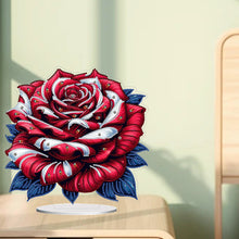 Load image into Gallery viewer, Flower Special Shaped Diamond Painting Tabletop Ornaments Kit Home Table Decor