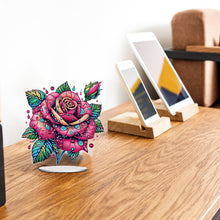 Load image into Gallery viewer, Flower Special Shaped Diamond Painting Tabletop Ornaments Kit Home Table Decor