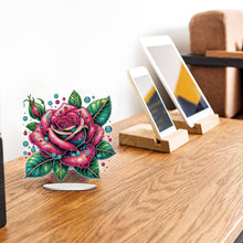 Load image into Gallery viewer, Flower Special Shaped Diamond Painting Tabletop Ornaments Kit Home Table Decor