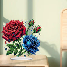 Load image into Gallery viewer, Flower Special Shaped Diamond Painting Tabletop Ornaments Kit Home Table Decor