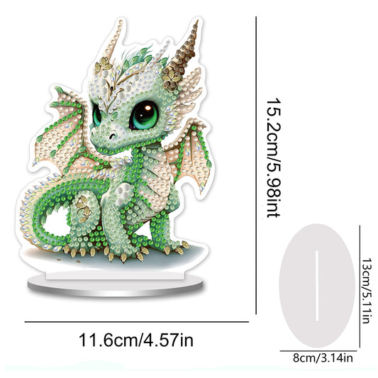 Dragon Special Shaped Diamond Painting Tabletop Ornaments Kit Home Table Decor