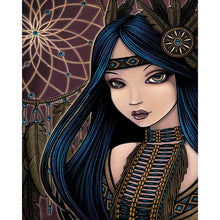 Load image into Gallery viewer, AB Diamond Painting - Full Round - wizard girl (40*50CM)