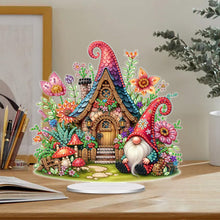 Load image into Gallery viewer, Acrylic Special Shaped Forest Hut Table Top Diamond Painting Ornament Art Kits