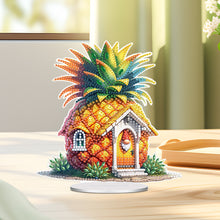 Load image into Gallery viewer, Acrylic Special Shaped Pineapple House Diamond Painting Desktop Ornaments Kit
