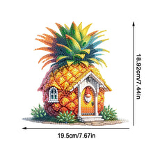 Load image into Gallery viewer, Acrylic Special Shaped Pineapple House Diamond Painting Desktop Ornaments Kit
