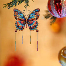 Load image into Gallery viewer, Double Sided Special Shape Butterfly Diamond Art Painting Wind Bell Hanging Sign
